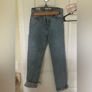 Levi's Premium Wedgie Straight Light Blue Jeans